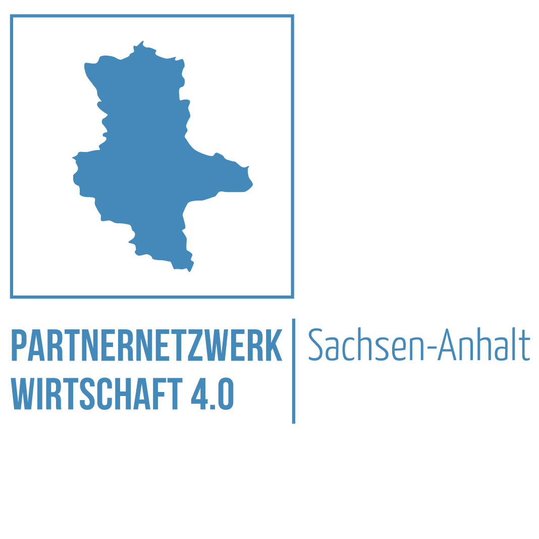 Logo Partnernetzwerk Wirtschaft 4.0 Sachsen-Anhalt