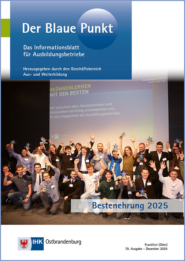 Titel Blauer Punkt Ausgabe Dezember 2025
