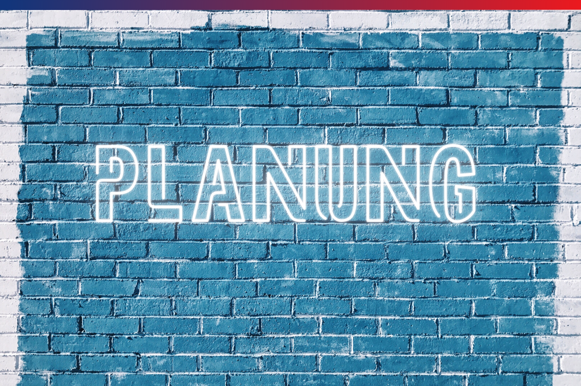 Symbolbild mit der Aufschrift Planung