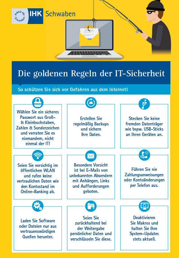 Die goldenen Regeln der IT-Sicherheit