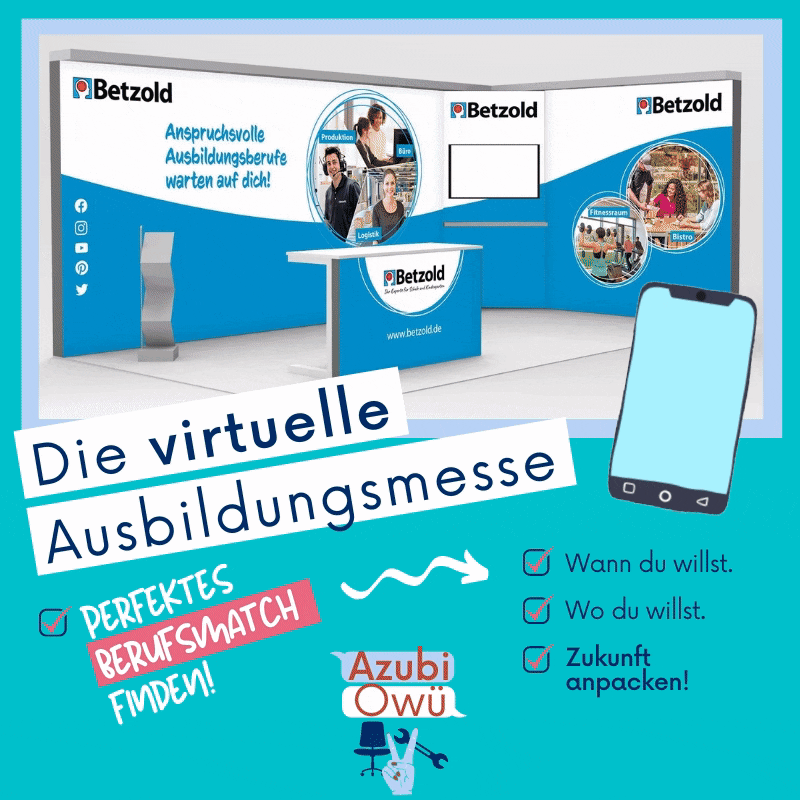Die virtuelle Ausbildungs­messe Azubi Owü IG
