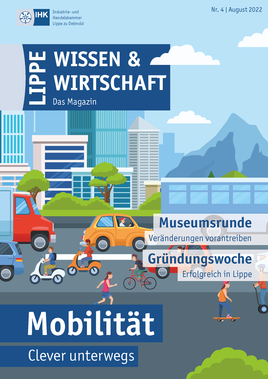 Titelbild des IHK-Magazins im Juli und August 2022.