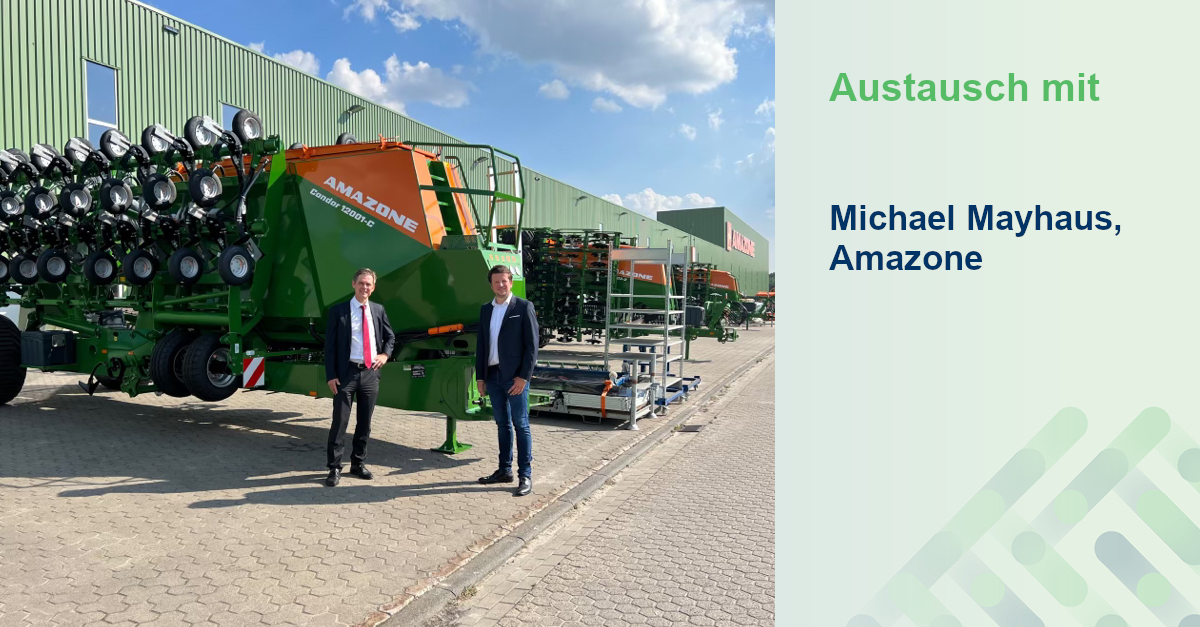 IHK-Präsident Jan Müller und Michael Mayhaus (Amazone)