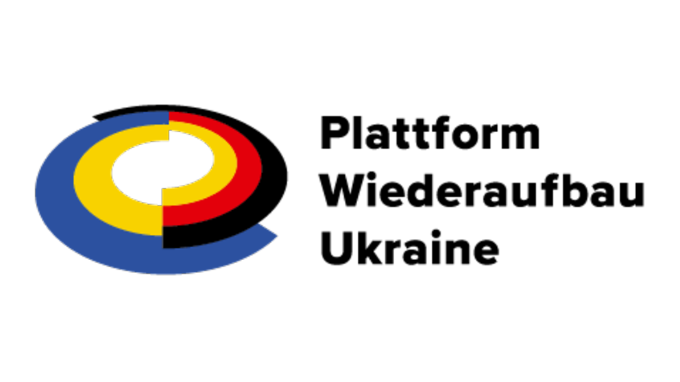 Logo der Plattform für den Wiederaufbau der Ukraine