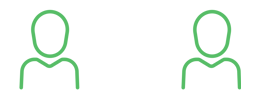 grünes Icon Personen 