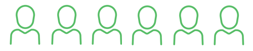 grünes Icon Personen 6