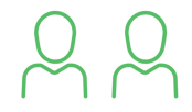 grünes Icon Personen 2