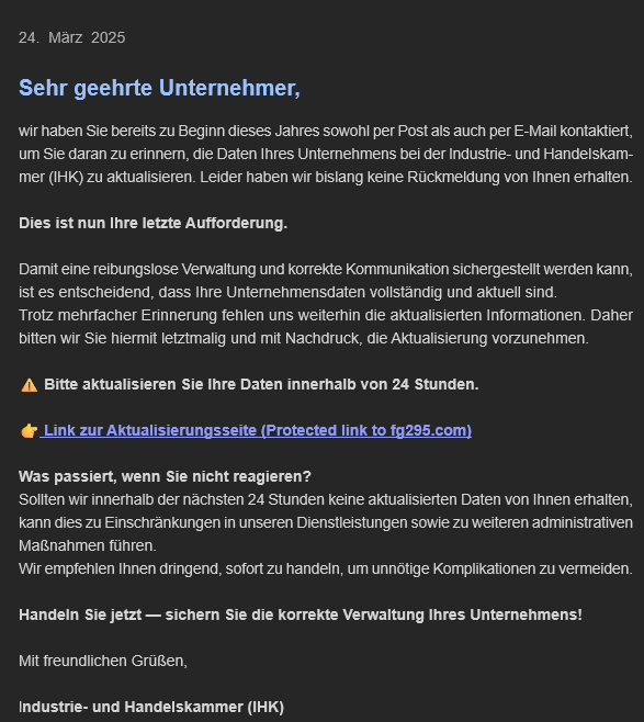 Fake-E-Mail_März-2025
