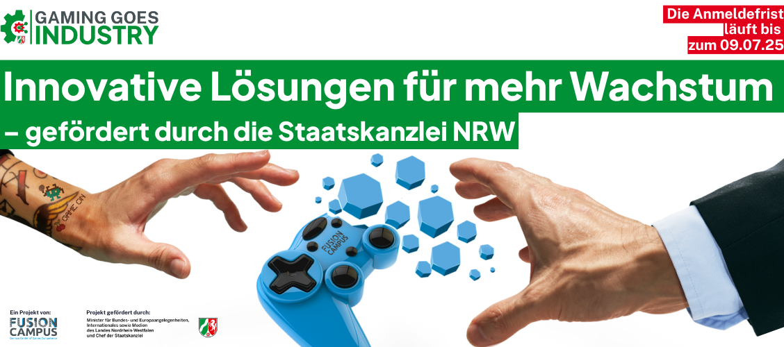 Innovation fördern mit Gaming Goes Industry