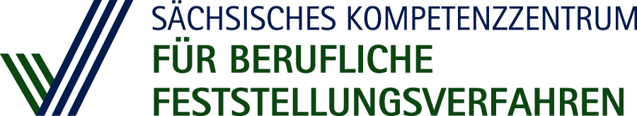 Logo des sächsischen Kompetenzzentrums für berufliche Feststellungsverfahren