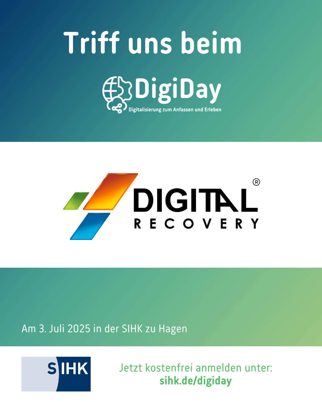 Logo des Austellers beim Digiday Digital Recovery