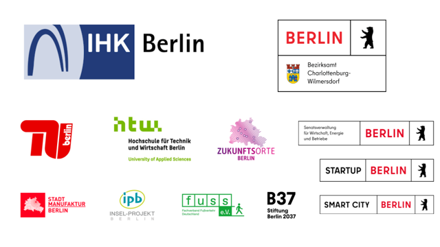 Auflistung der Projektpartner 100m Zukunft