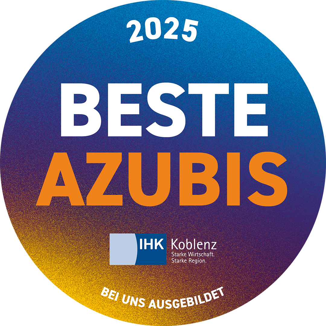 Logo Beste Azubis 2025 mit Beschriftung Nr. 1