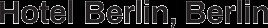 Logo Hotel Berlin