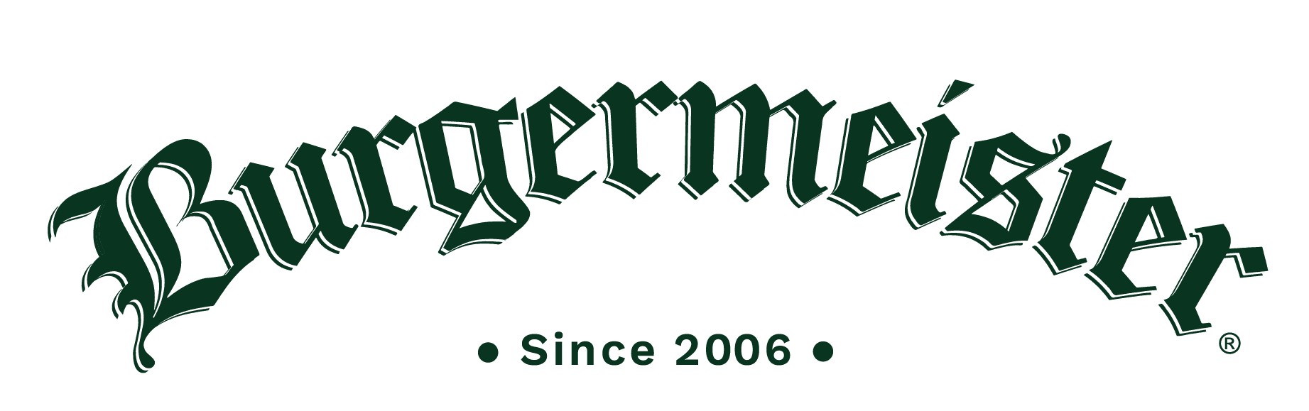Burgermeister Logo Curved green