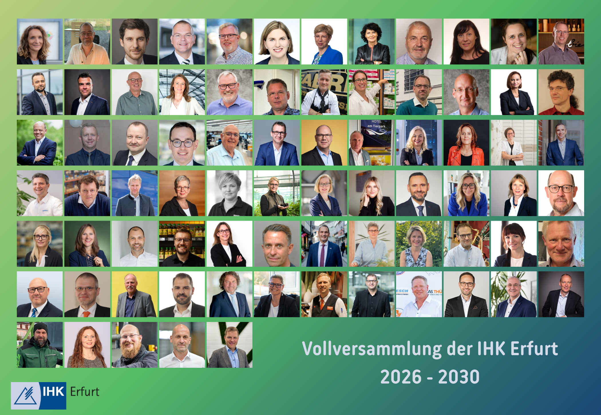 Verschiedene Unternehmer