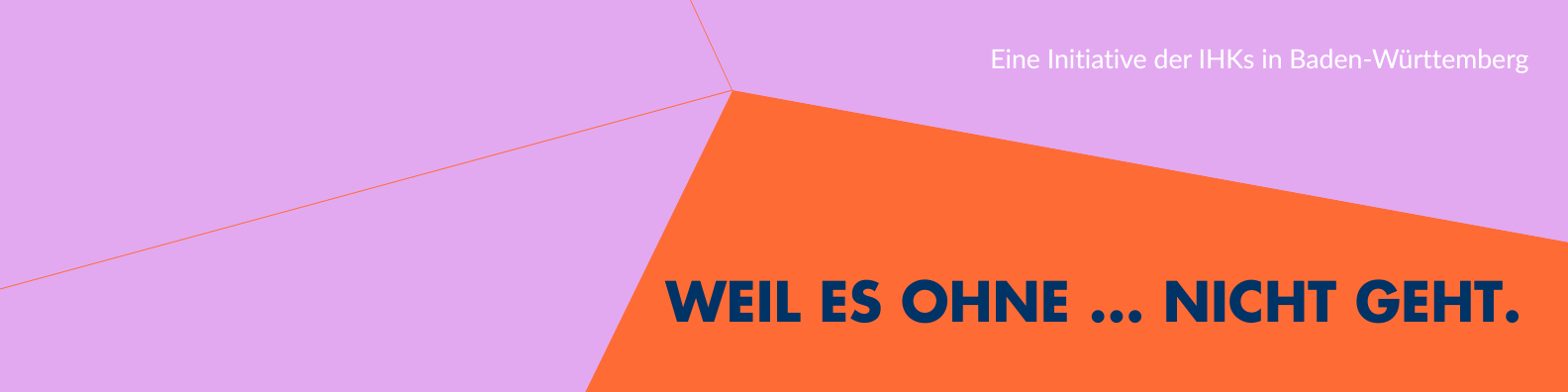 LinkedIn-Banner Weil es ohne nicht geht