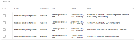 Screenshot Anwendung ASTA-Infocenter