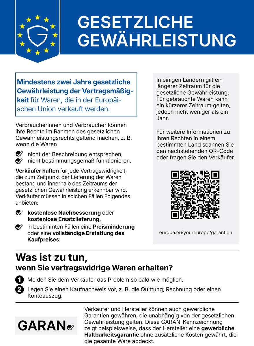 Garantie Label