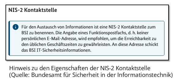 NIS-2 Kontaktstelle - Infobox