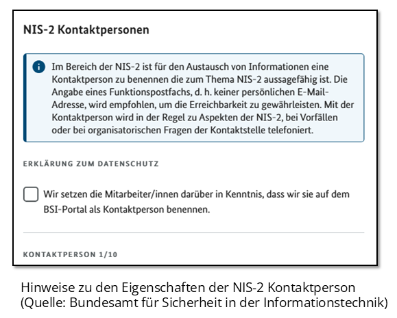 NIS-2 Kontaktperson Infobox