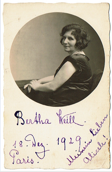 Fotokarte von Bertha Weill_1