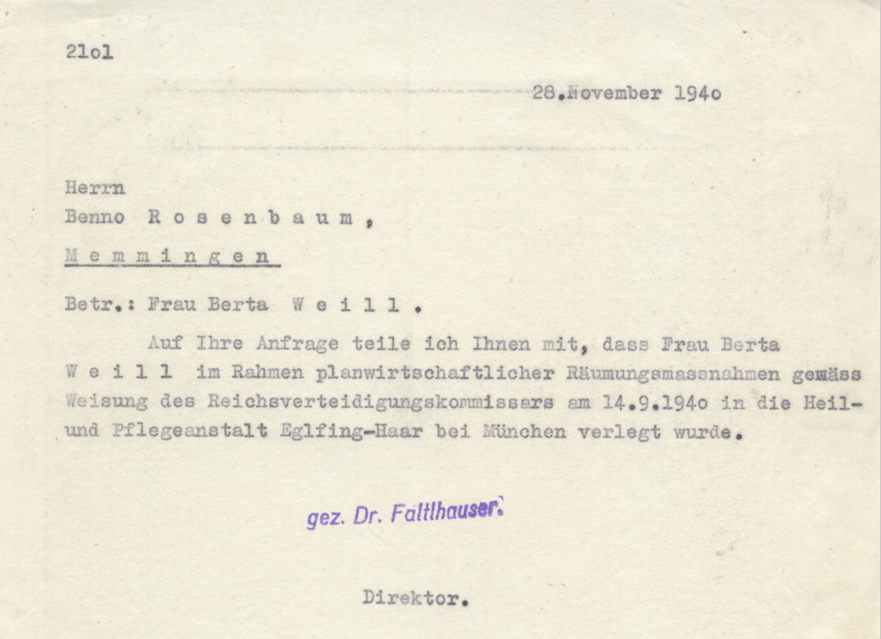Brief_Benno Rosenbaum