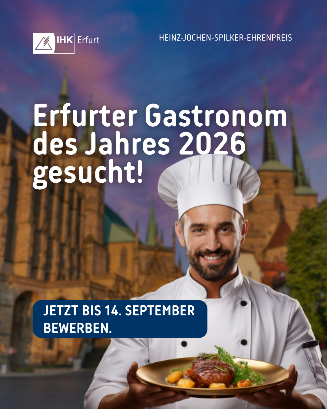Erfurter Gastronom des Jahres 2026 gesucht!