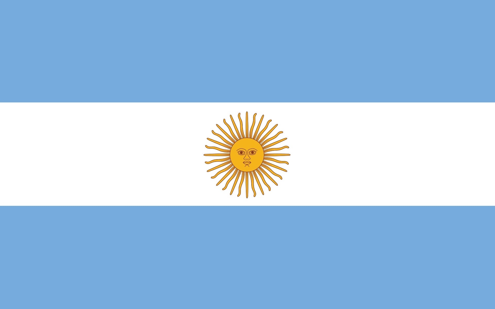 Flagge Argentinien