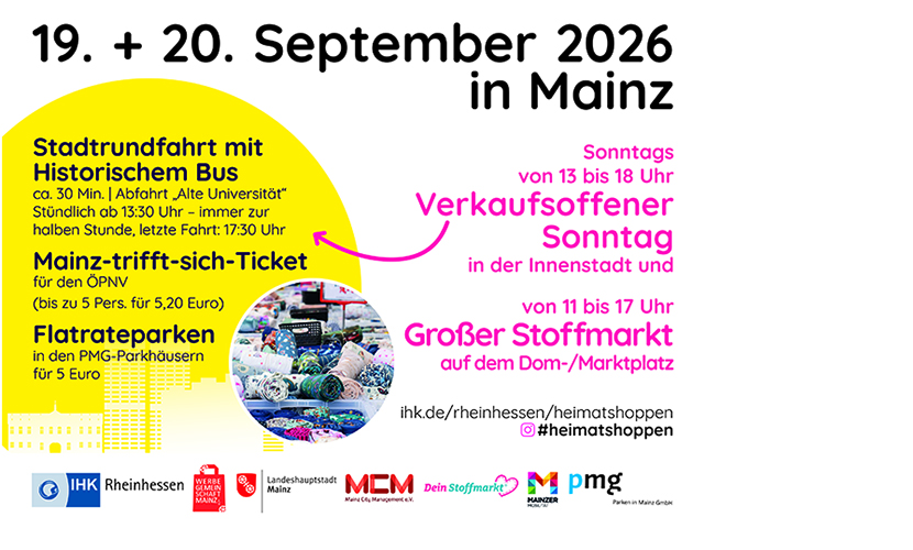 heimat shoppen Plakat Mainz