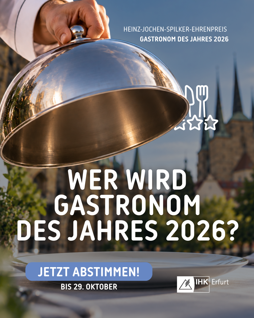 Gastronom des Jahres 2026 gesucht! Call to action