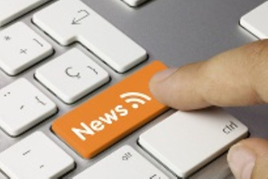 News Taste auf der Tastatur