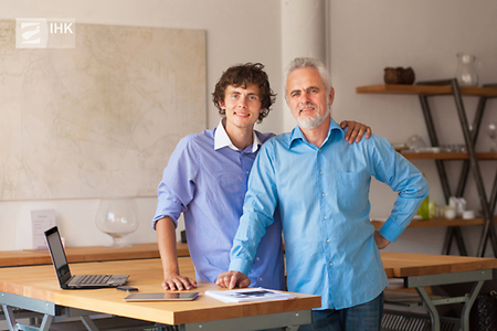 Nachfolge Unternehmen Vater und Sohn