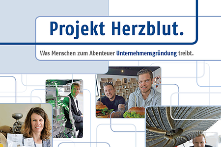 Cover-der Existeinzgründer-Broschüre "Herzblut"
