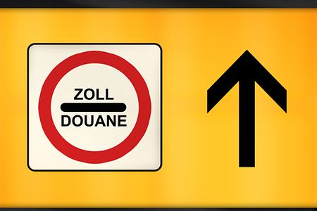 Zoll Schild