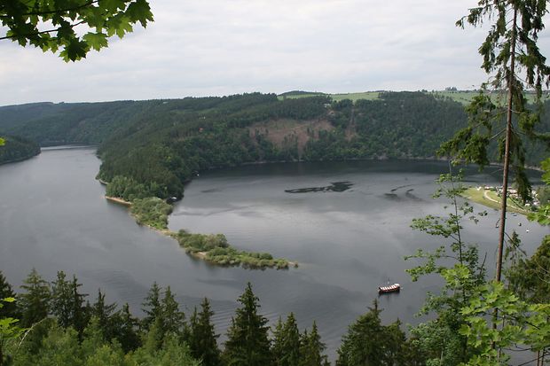 Blick auf den Hohenwartestausee
