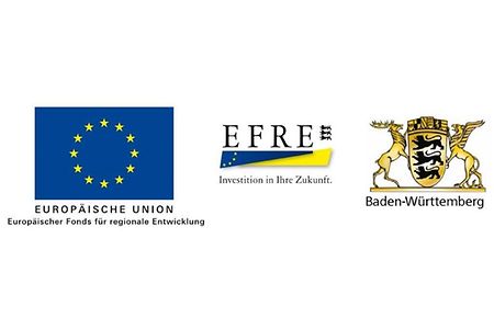 Logo Europ&auml;ische Union, Logo EFRE und Logo Baden-W&uuml;rttemberg