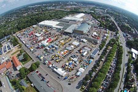 NordBau-Messe in Neum&uuml;nster als Luftbild