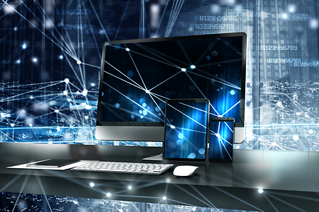 Digitalisierung Tab Laptop Handy