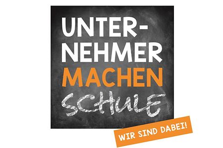 Logo der Initiative Unternehmer machen Schule