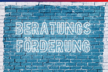 Symbolbild mit der Aufschrift Beratungsförderung