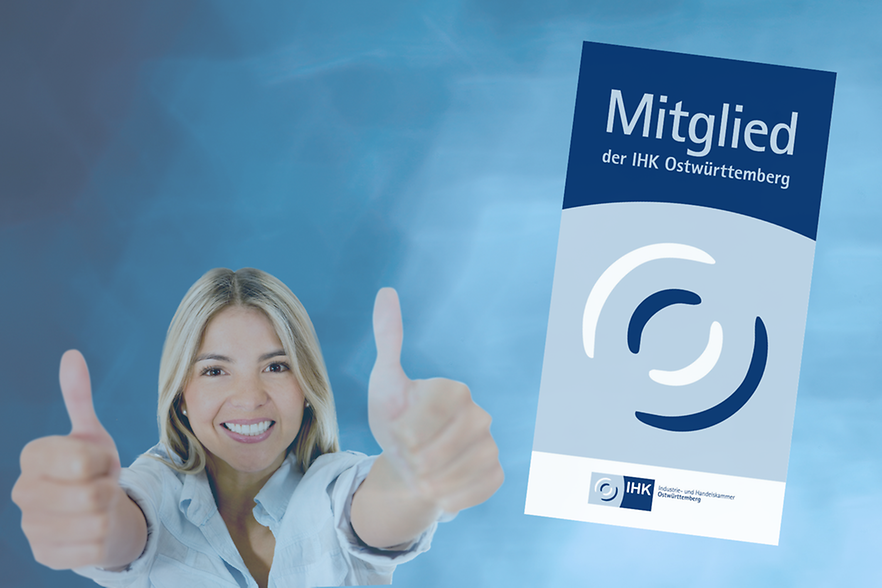 Aufkleber IHK-Mitglied mitgliedschaft