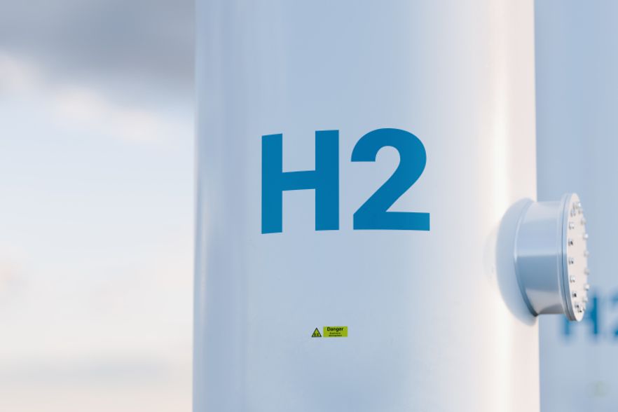 H2-Schriftzug
