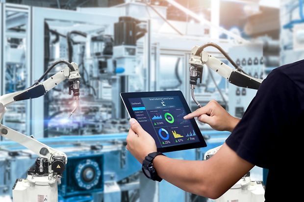 Roboterbedienung per Tablet