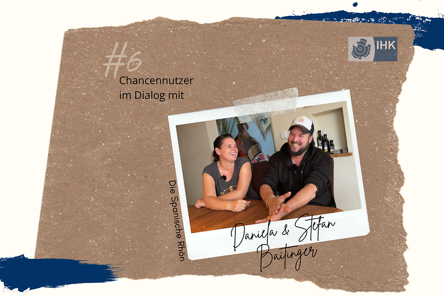 Cover des Wirtschaftspodcasts IHKbla - im Gespräch mit Daniela und Stefan Baitinger