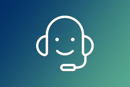 icon zeigt einen Kopf mit Headset