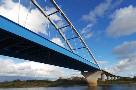 Elbbr&uuml;cke bei Tangerm&uuml;nde