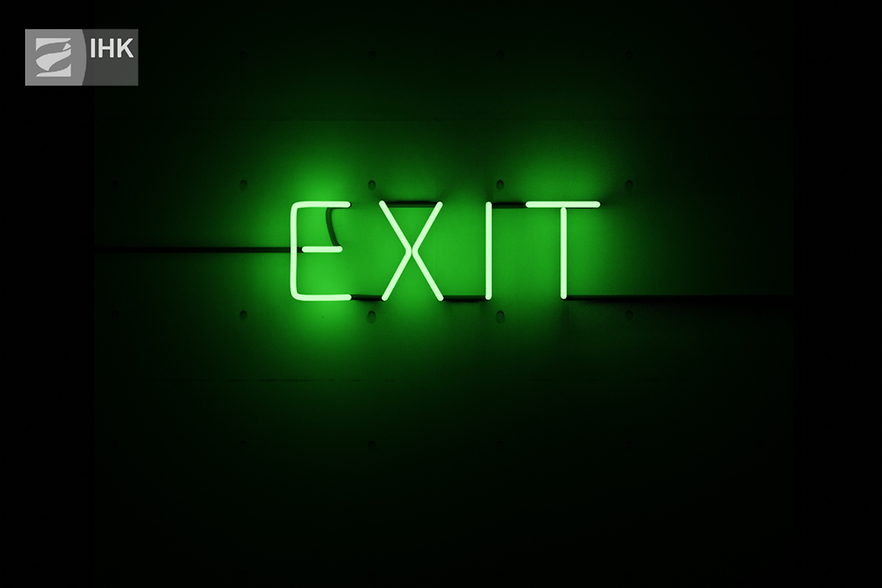 Exit - Ausgang - Ende