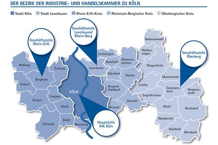 IHK Bezirkskarte