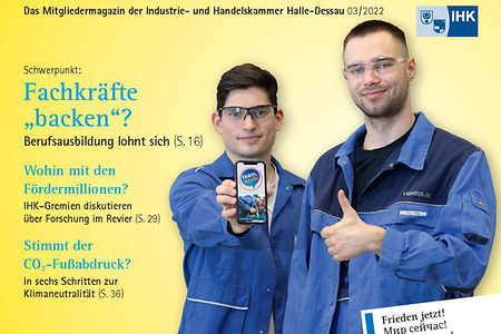 Titelbild der Mitteldeutschen Wirtschaft 03-2022